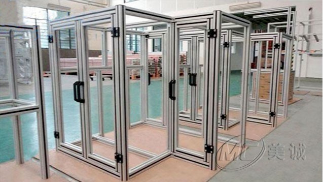 鋁型材設(shè)備防護(hù)框架 鋁型材設(shè)備防護(hù)框架