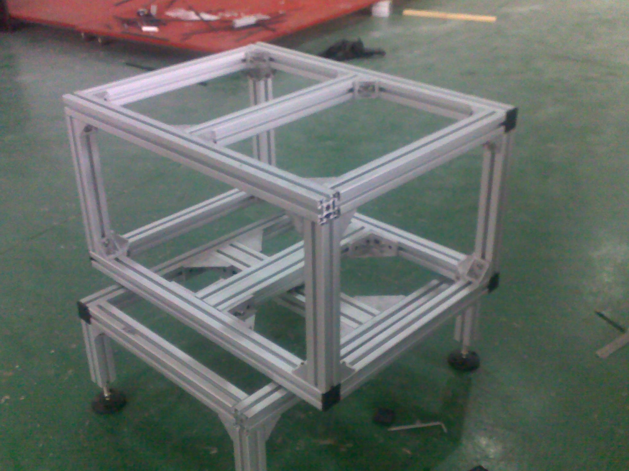 鋁型材雙層支架定制過程復(fù)雜？沒那回事兒