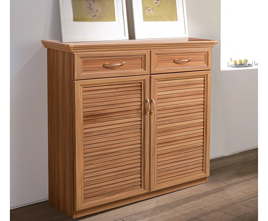 全鋁鞋柜-03（風(fēng)格：中式；顏色：黃檀）