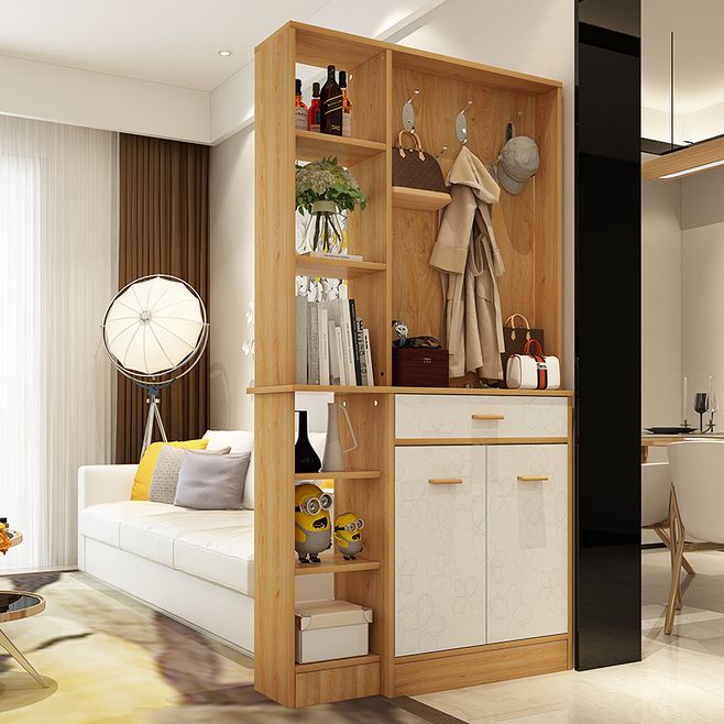 全鋁鞋柜-02（風(fēng)格：現(xiàn)代；顏色：暖白楓木）