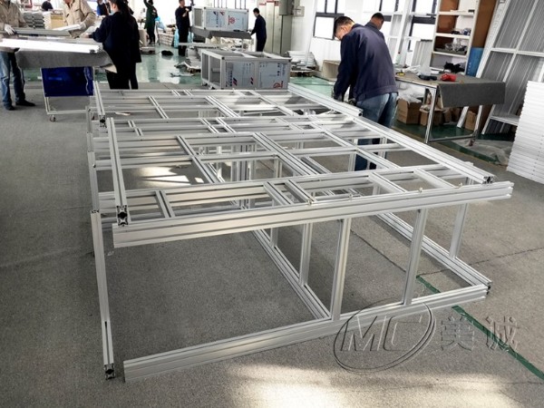 N95口罩機(jī)鋁型材機(jī)架現(xiàn)貨靠搶？交期靠搶？