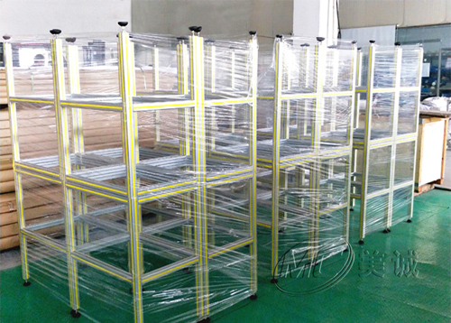 組裝鋁型材架子的型材，影響其承重